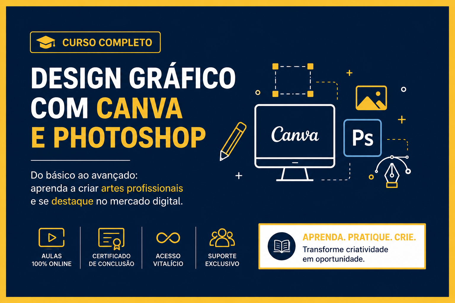 Design Gráfico com Canva e Photoshop